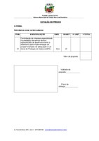COTAÇÃO DE PREÇOS