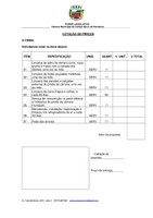 COTAÇÃO DE PREÇOS (CANCELADA)