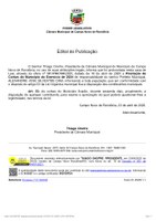 Edital de Publicação