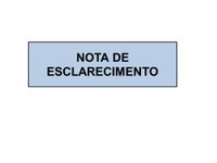 Nota de Esclarecimento