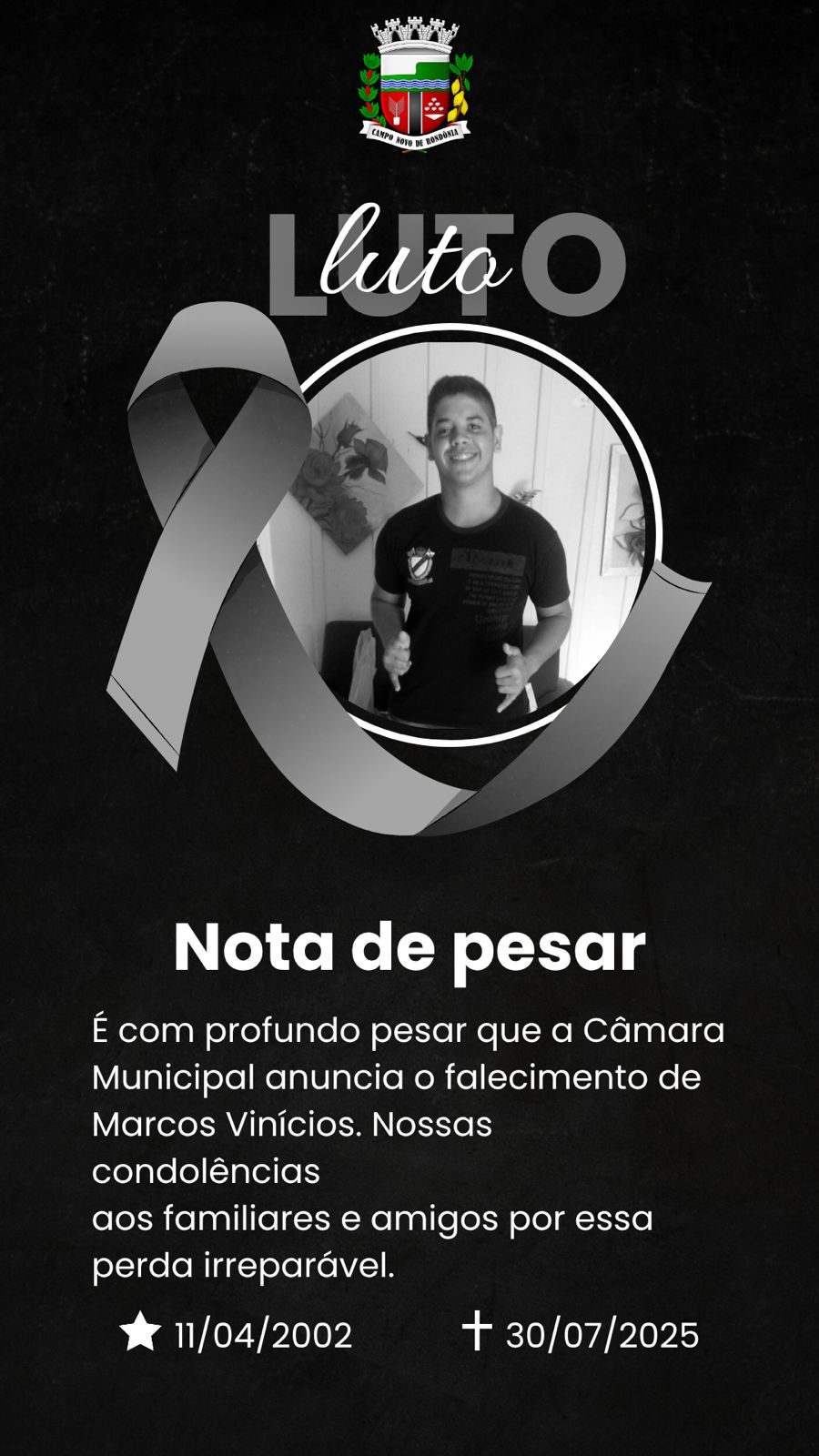NOTA DE PESAR